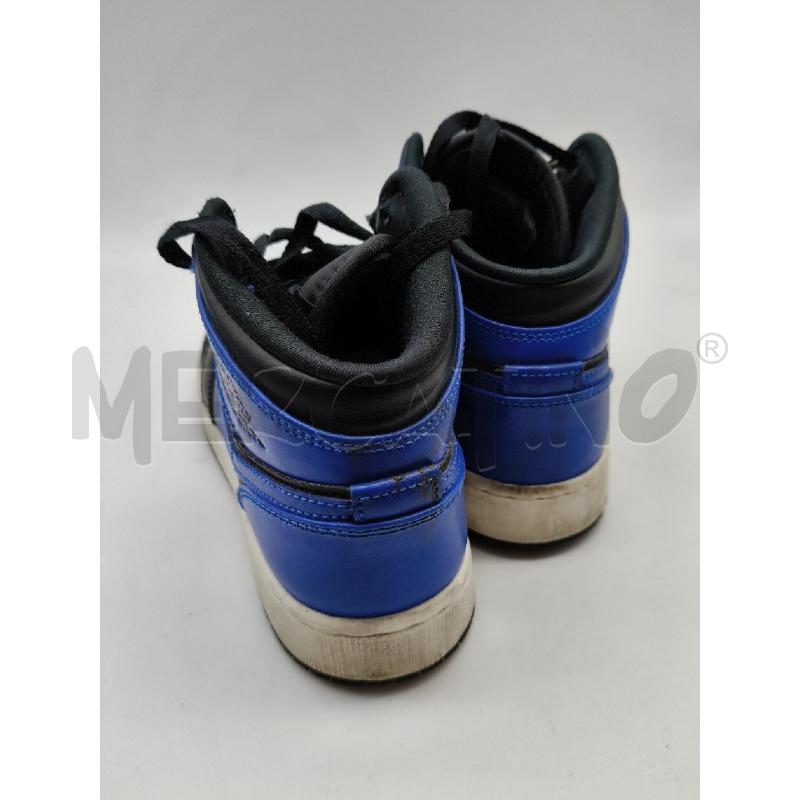 SNEAKERS NIKE AIR JORDAN MID BLU NERO  | Mercatino dell'Usato Roma talenti 3
