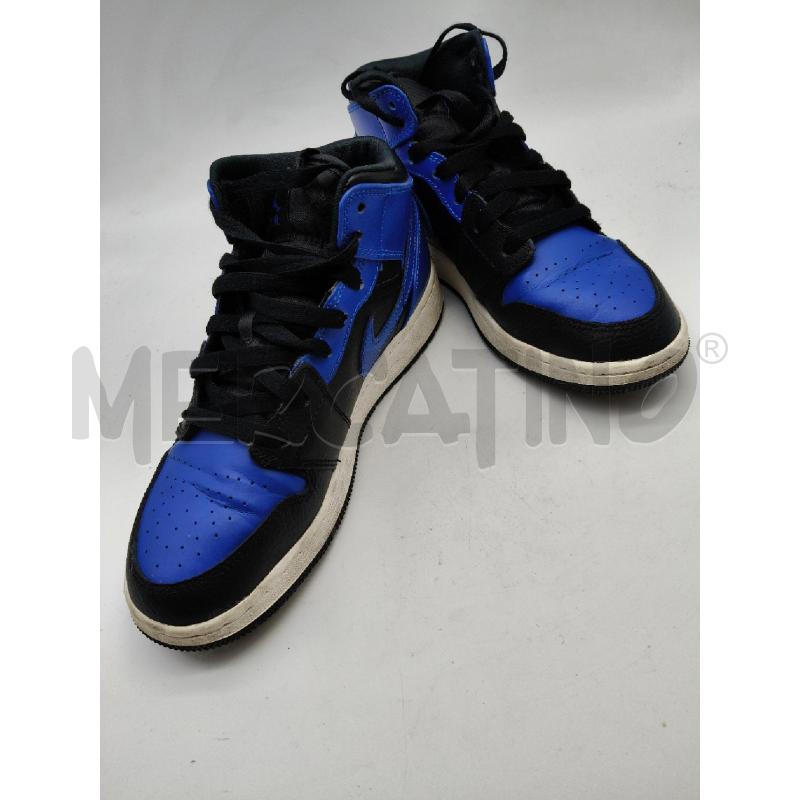 SNEAKERS NIKE AIR JORDAN MID BLU NERO  | Mercatino dell'Usato Roma talenti 4