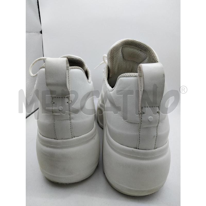 SNEAKERS PLATFORM VALENTINO BIANCO GOMMA ONDULATA  | Mercatino dell'Usato Roma talenti 5