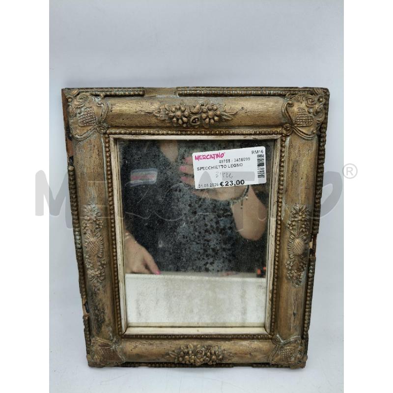 SPECCHIETTO LEGNO | Mercatino dell'Usato Roma talenti 1