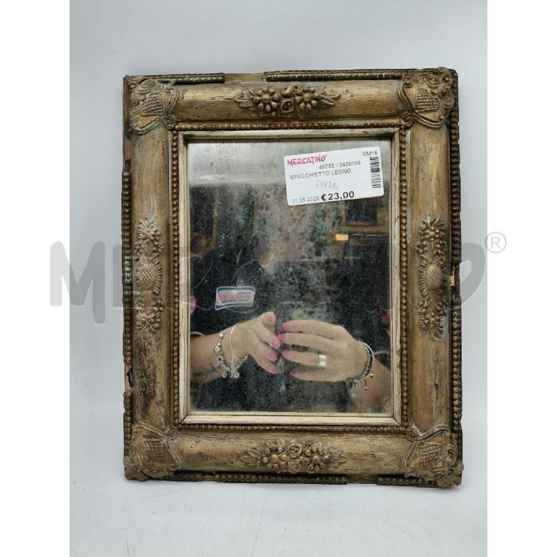 SPECCHIETTO LEGNO | Mercatino dell'Usato Roma talenti 3