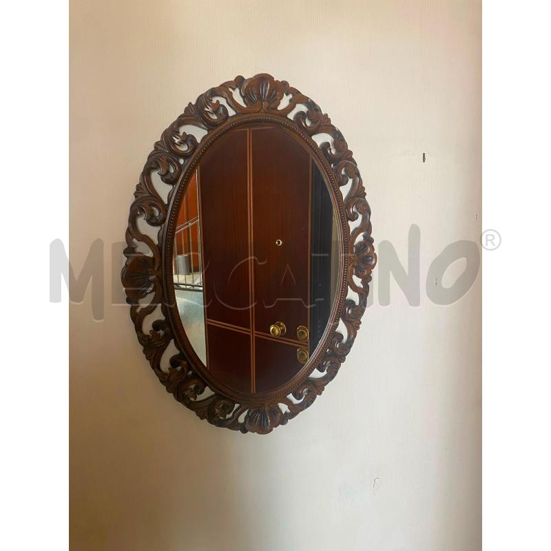 SPECCHIO C/LEGNO LAV OVALE | Mercatino dell'Usato Roma talenti 3