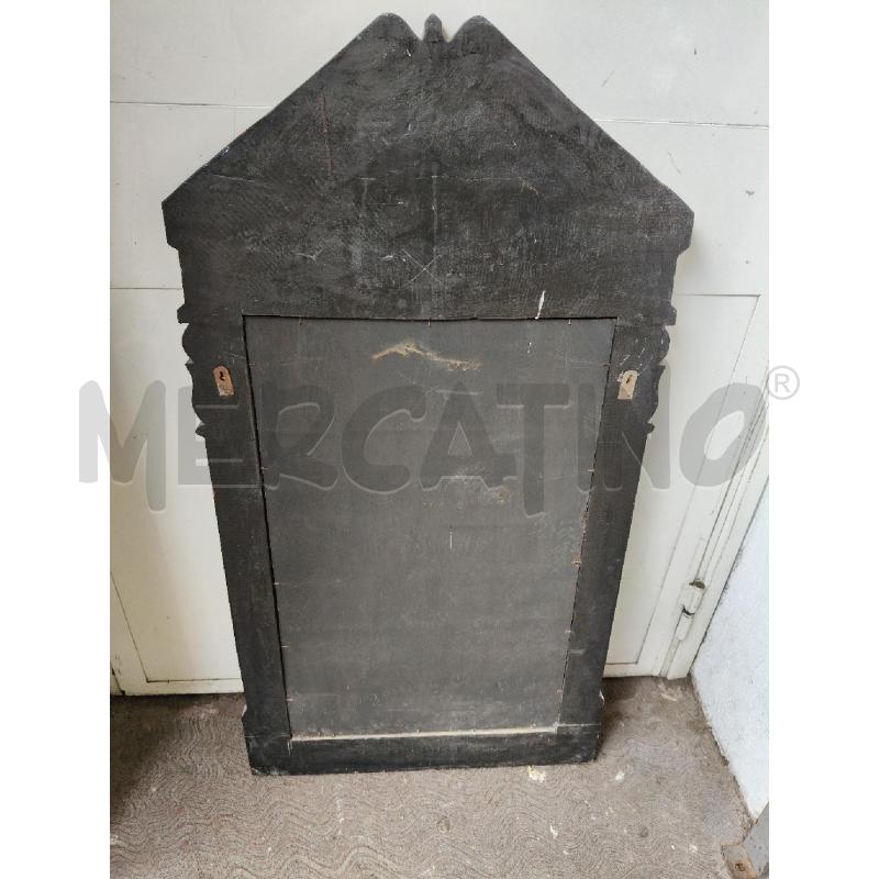 SPECCHIO CORNICE LEGNO LAVORATA | Mercatino dell'Usato Roma talenti 4