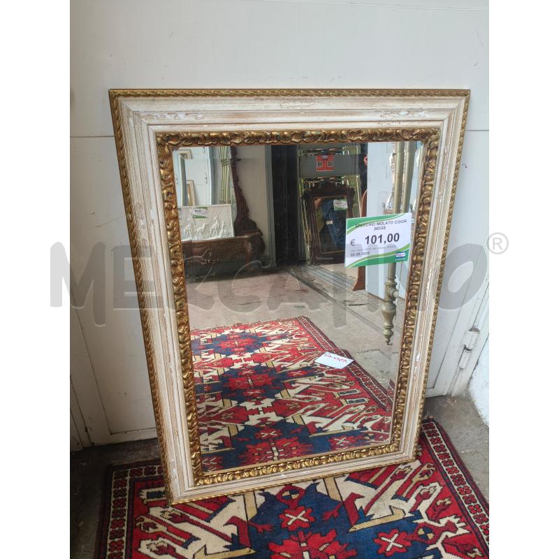 SPECCHIO MOLATO C/DOR BEIGE | Mercatino dell'Usato Roma talenti 1