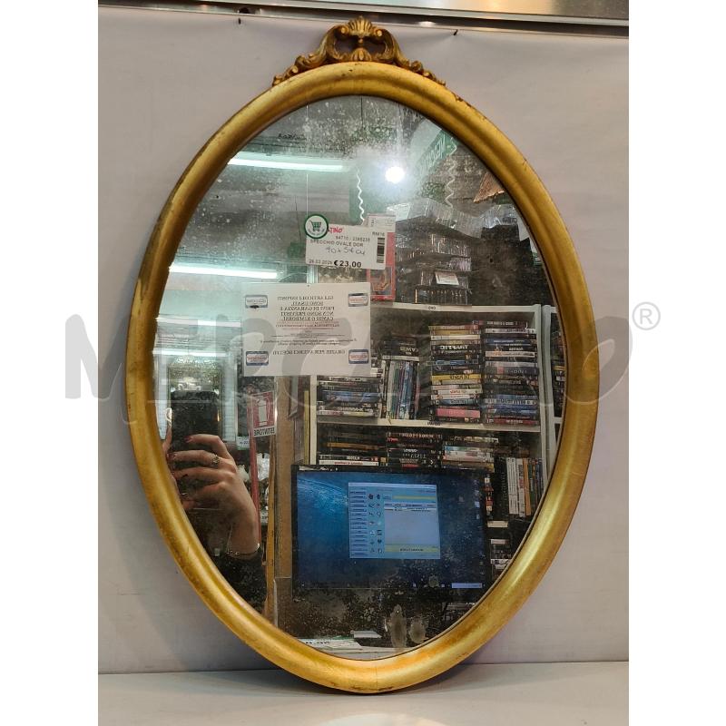 SPECCHIO OVALE DOR  | Mercatino dell'Usato Roma talenti 1