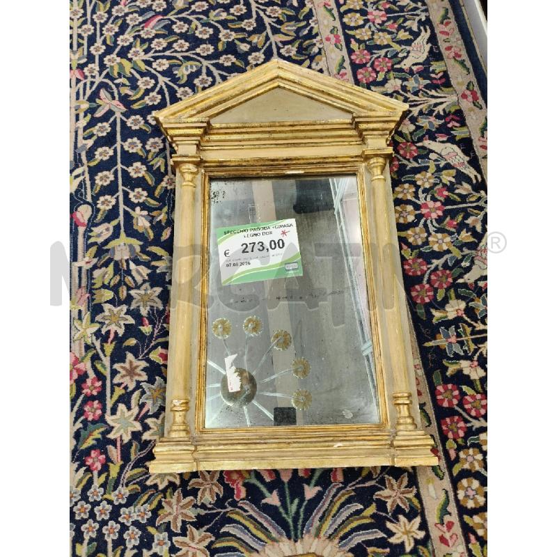 SPECCHIO PAGODA +CIMASA LEGNO DOR | Mercatino dell'Usato Roma talenti 1