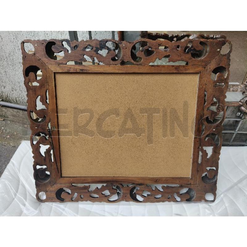 SPECCHIO QUADRATO  C/ LEGNO LAV | Mercatino dell'Usato Roma talenti 4
