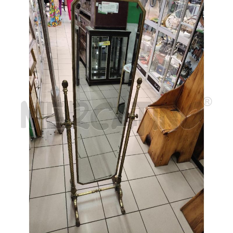 SPECCHIO  DA TERRA OTTONE  48X153 PR=44 | Mercatino dell'Usato Roma talenti 1