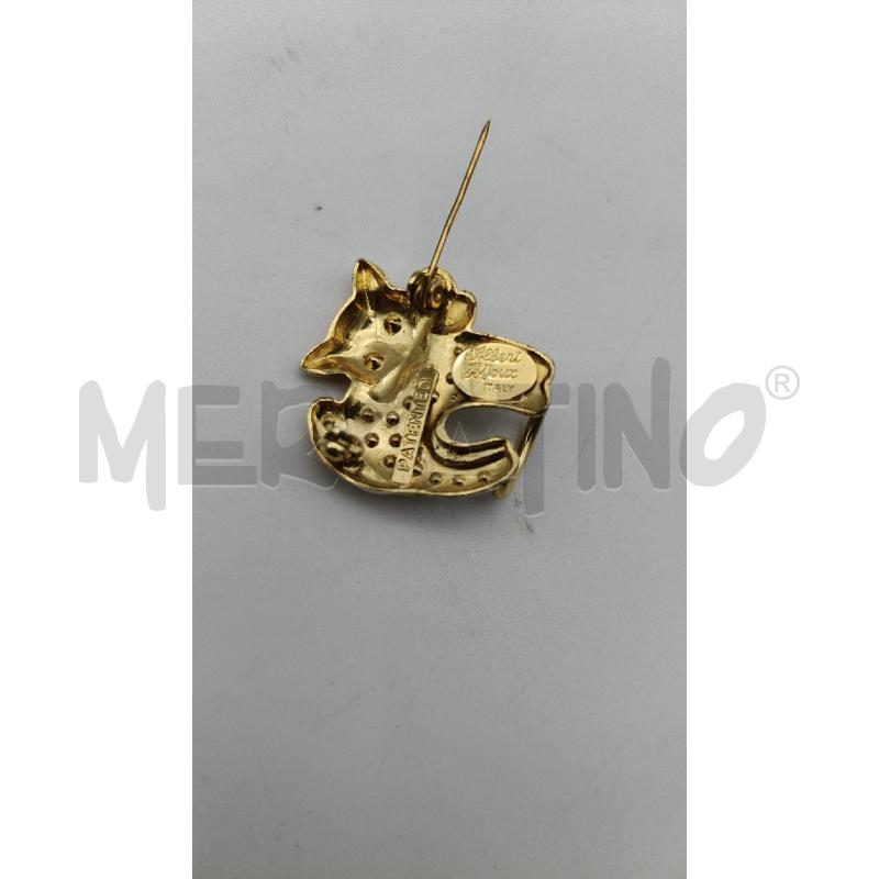 SPILLA ALBERT BIJOUX GATTINO DOR STRASS | Mercatino dell'Usato Roma talenti 2