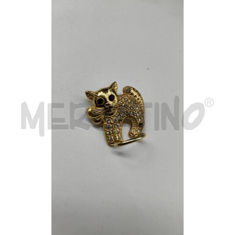 SPILLA ALBERT BIJOUX GATTINO DOR STRASS | Mercatino dell'Usato Roma talenti 3