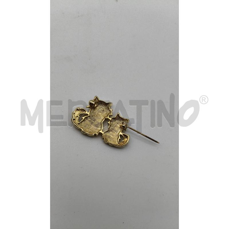 SPILLA DOR 2 GATTINI STRASS | Mercatino dell'Usato Roma talenti 2