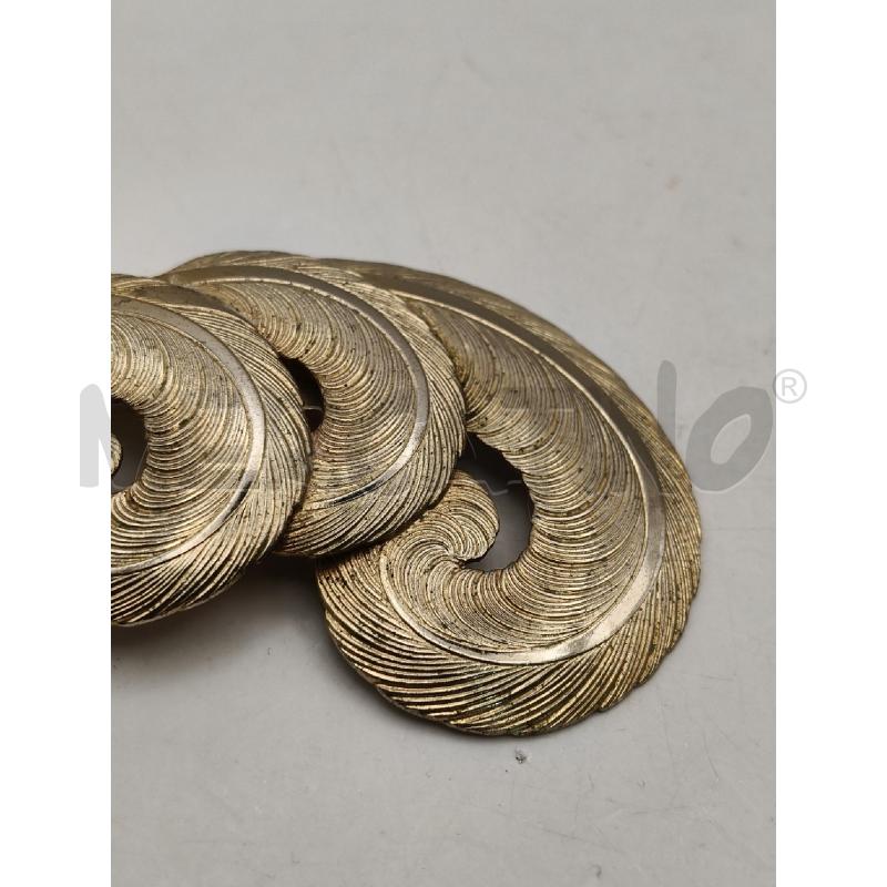 SPILLA DOR 3 PIUME CURVE RIGATE | Mercatino dell'Usato Roma talenti 2
