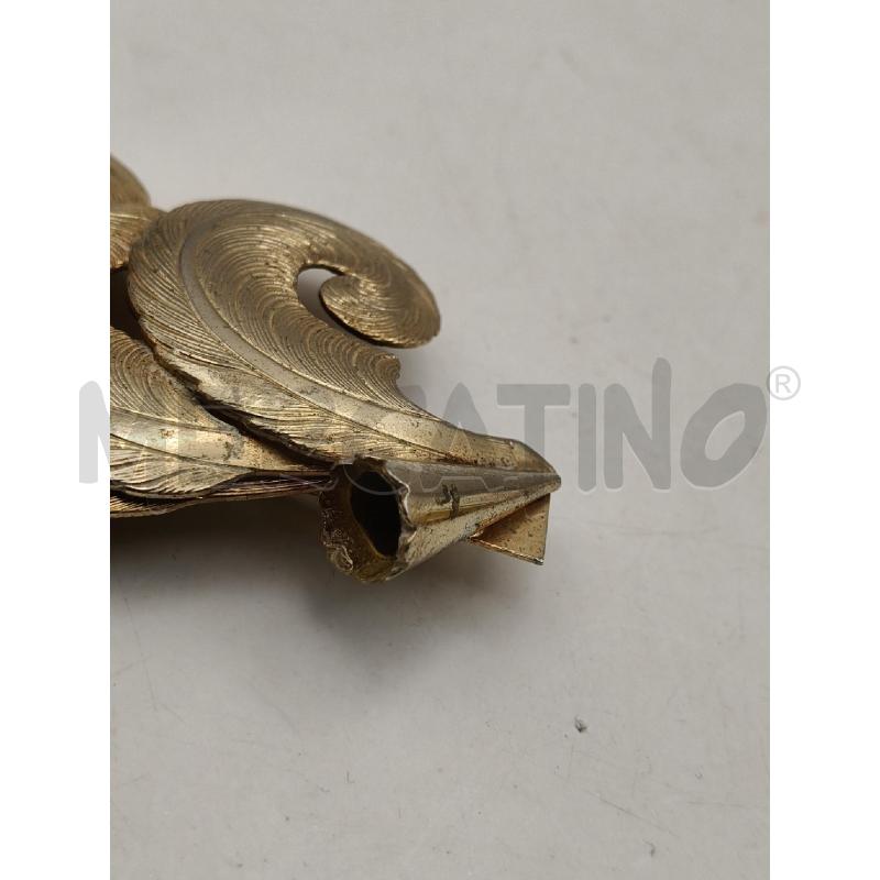 SPILLA DOR 3 PIUME CURVE RIGATE | Mercatino dell'Usato Roma talenti 3