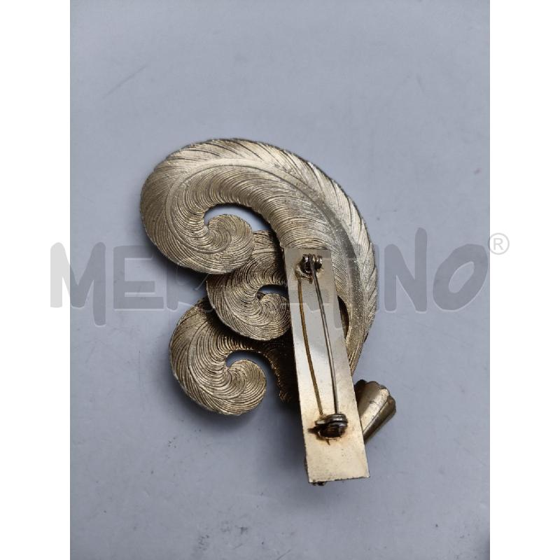 SPILLA DOR 3 PIUME CURVE RIGATE | Mercatino dell'Usato Roma talenti 4