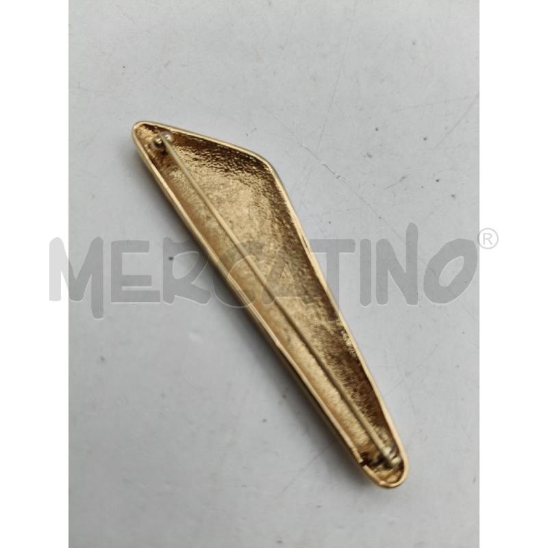 SPILLA DOR CONO SMALTO PANNA STRASS | Mercatino dell'Usato Roma talenti 4
