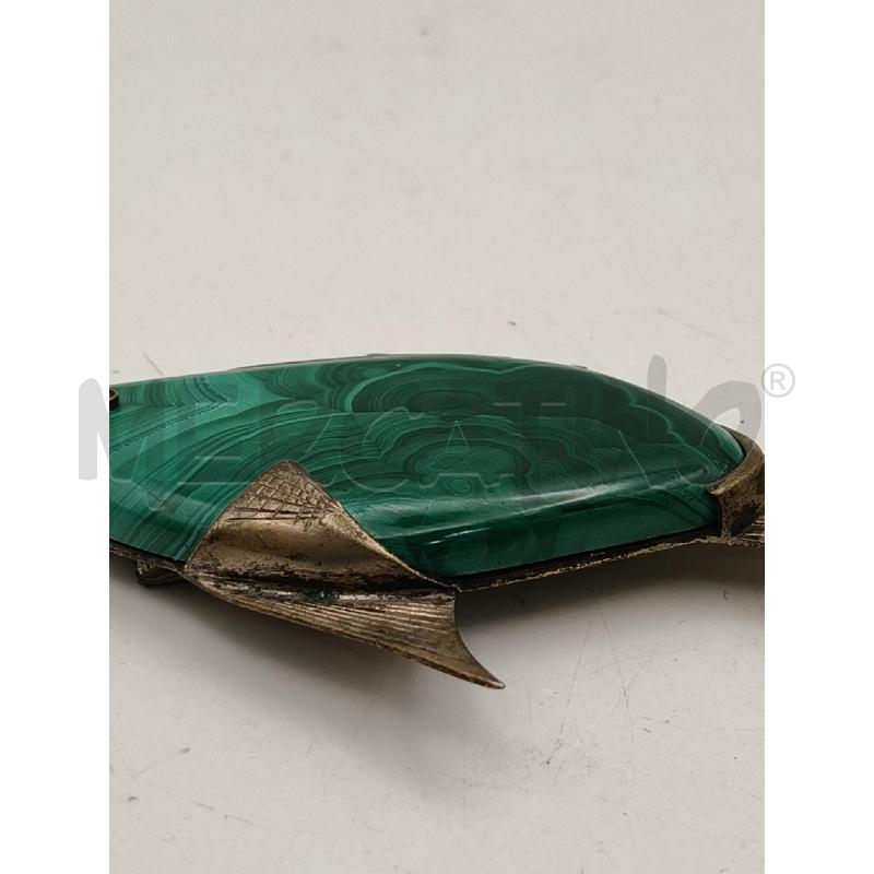 SPILLA FUSIO PESCE MALACHITE OCCHIO RUB  | Mercatino dell'Usato Roma talenti 2