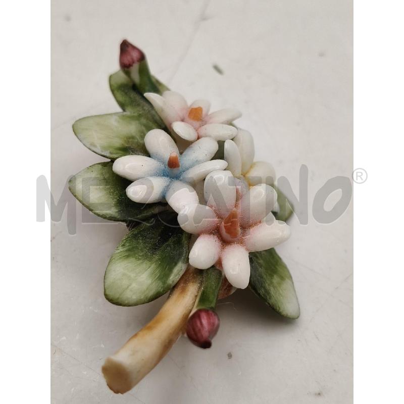 SPILLA PORCELLANA CAPODIMONTE BOUQUET  | Mercatino dell'Usato Roma talenti 2