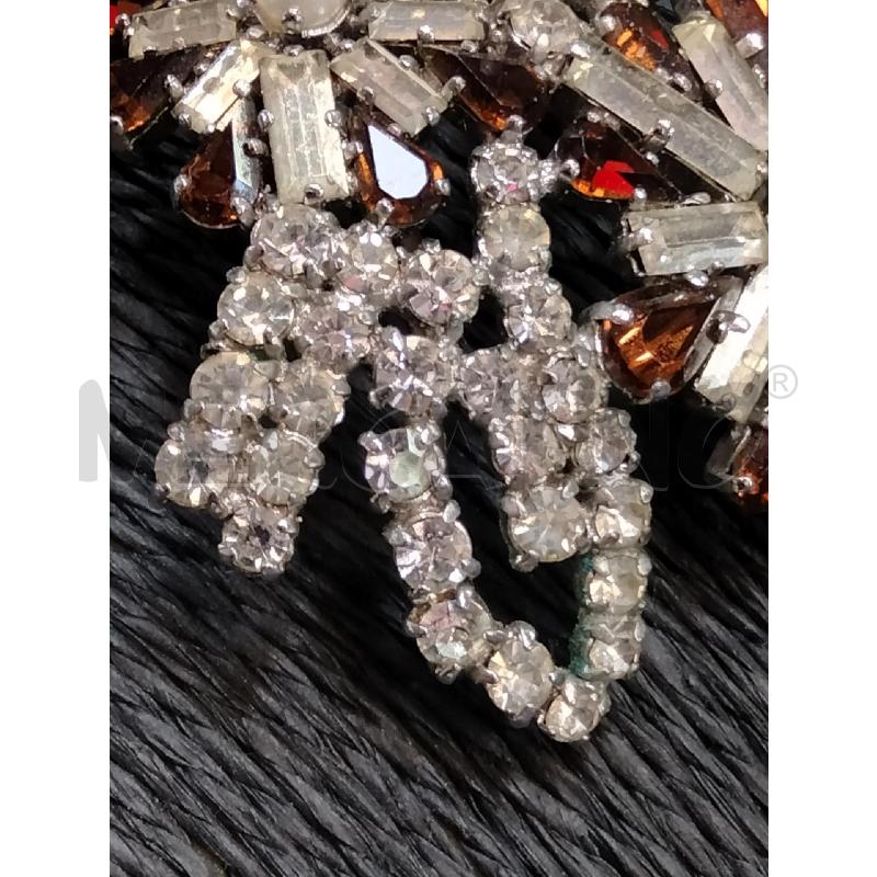 SPILLA VINT FIORI 2 MARR RAMI STRASS BIA | Mercatino dell'Usato Roma talenti 3