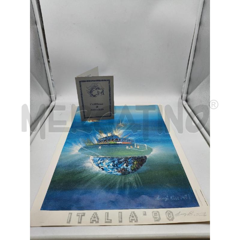 STAMPA ITALIA '90 LUIGI RICEVUTI CON CERTIFICATO | Mercatino dell'Usato Roma talenti 1