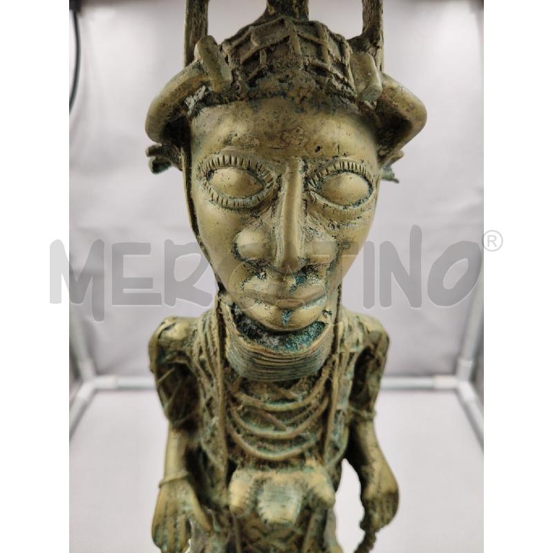 STATUINA BRONZO AFRO  | Mercatino dell'Usato Roma talenti 2