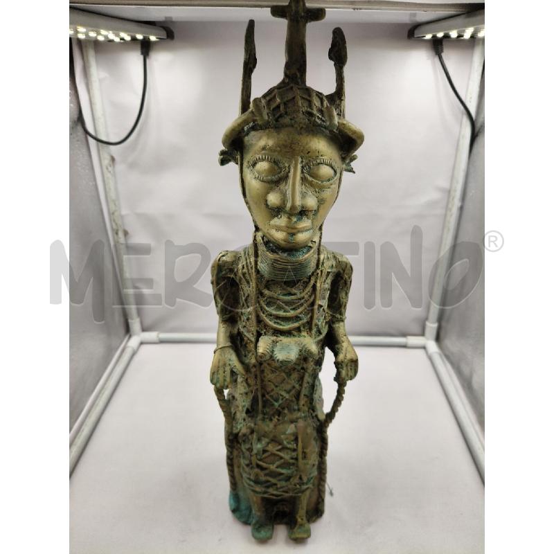 STATUINA BRONZO AFRO  | Mercatino dell'Usato Roma talenti 3
