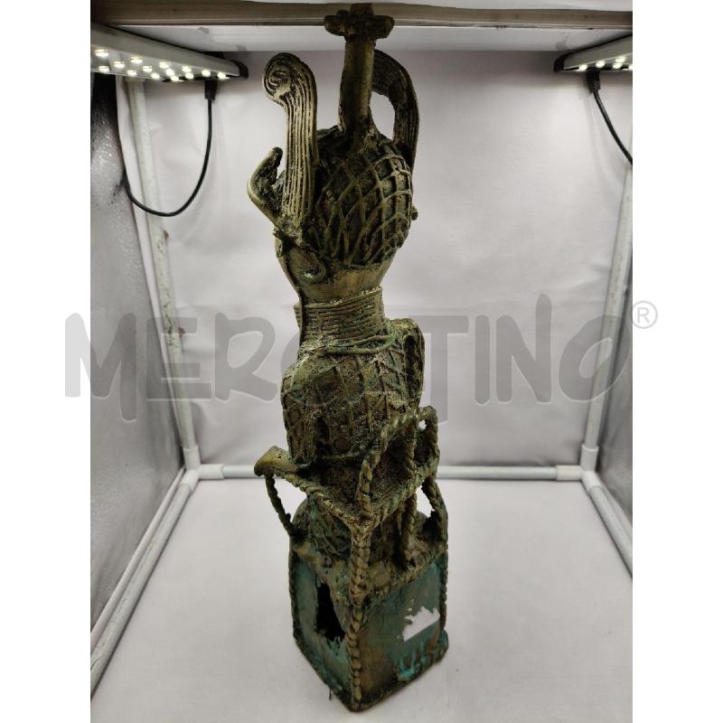 STATUINA BRONZO AFRO  | Mercatino dell'Usato Roma talenti 4
