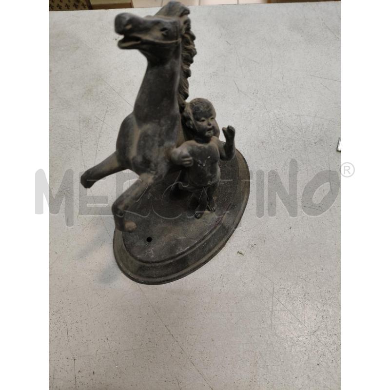 STATUINA CROMO BIMBO CAVALLO  | Mercatino dell'Usato Roma talenti 1
