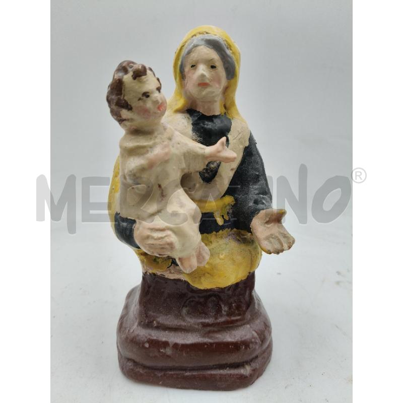 STATUINA GESSO EP MADONNA BAMBINO  | Mercatino dell'Usato Roma talenti 1