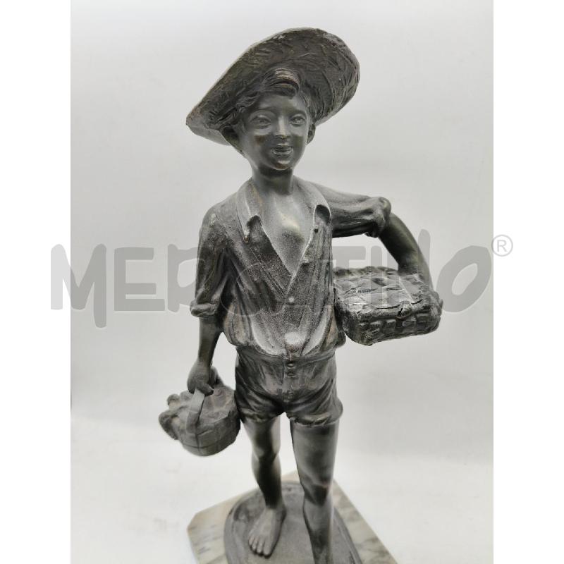 STATUINA PESCATORE ANTIMONIO  | Mercatino dell'Usato Roma talenti 3