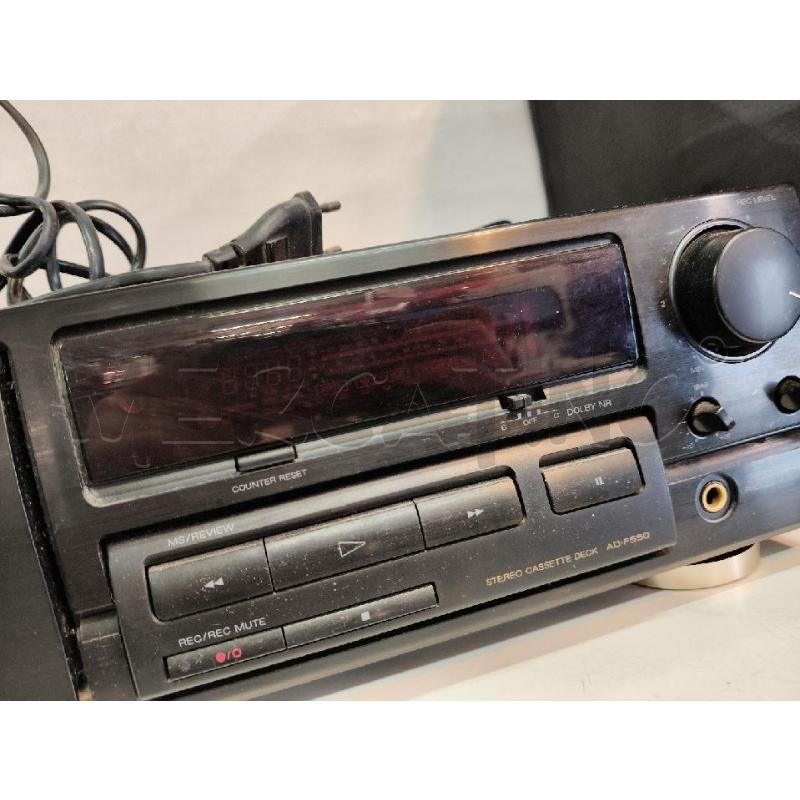 STEREO CASSETTE AIWA AD-F550 | Mercatino dell'Usato Roma talenti 2