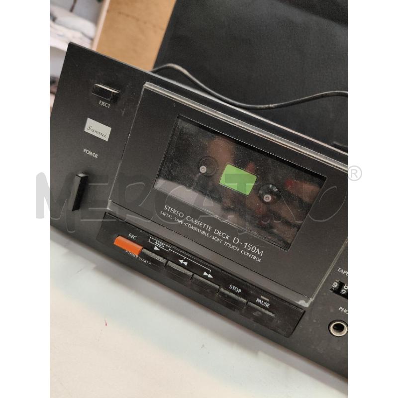 STEREO CASSETTE SANSUI DECK D-150M | Mercatino dell'Usato Roma talenti 2