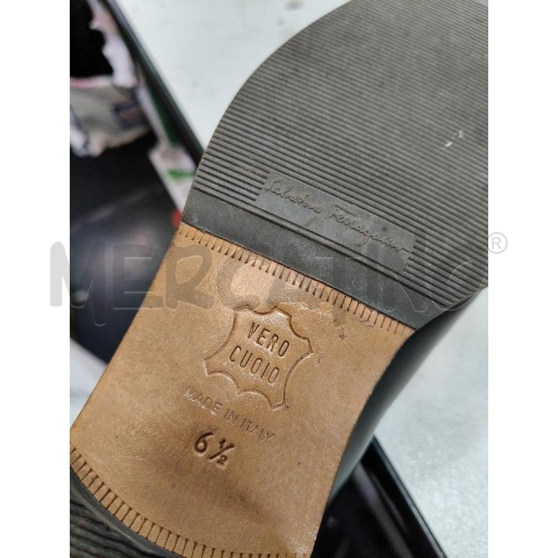 STIVALI EQUITAZIONE SALVATORE FERRAGAMO NERO BORDO MARRONE | Mercatino dell'Usato Roma talenti 2
