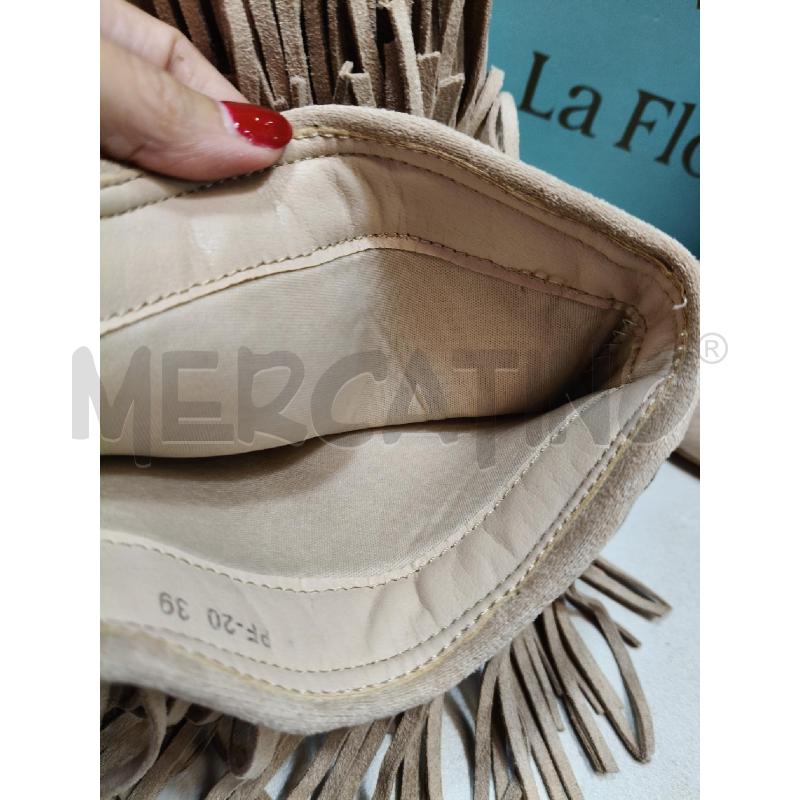 STIVALI TACCHI LA FLOR BEI FRANGE  | Mercatino dell'Usato Roma talenti 4