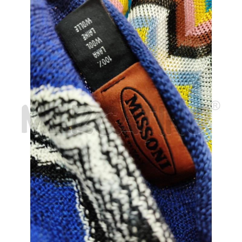 STOLA MISSONI ROSA VIOLA NERO ZIGZAG  | Mercatino dell'Usato Roma talenti 4
