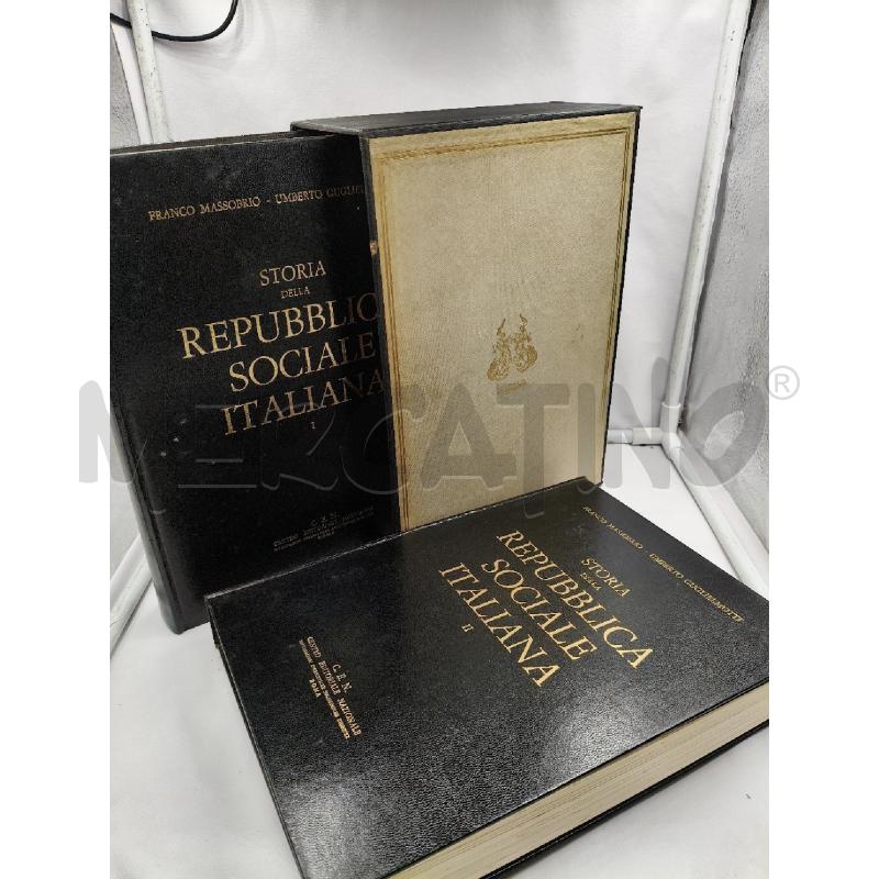 STORIA DELLA REPUBBLICA SOCIALE ITALIANA 2VV MASSOBRIO | Mercatino dell'Usato Roma talenti 4
