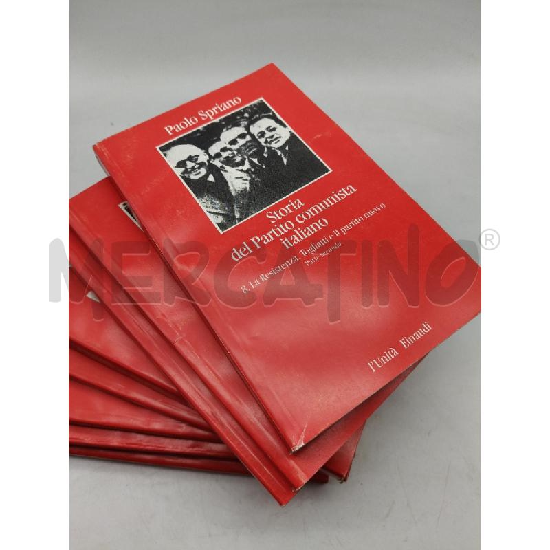 STORIA DEL PARTITO COMUNISTA ITALIANO EINAUDI 10VV | Mercatino dell'Usato Roma talenti 2