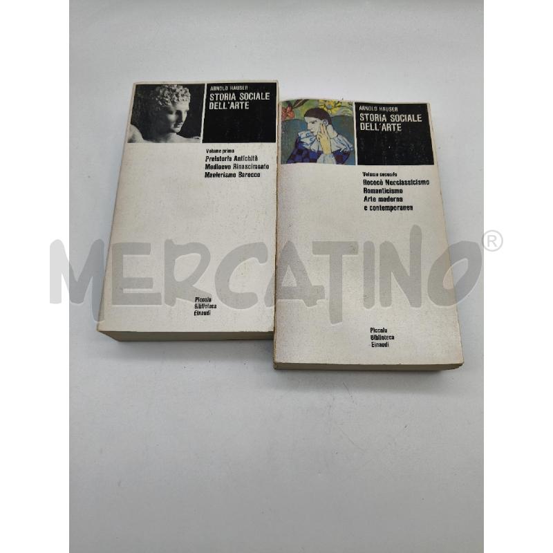 STORIA SOCIALE DELL'ARTE 2VV EINAUDI | Mercatino dell'Usato Roma talenti 1