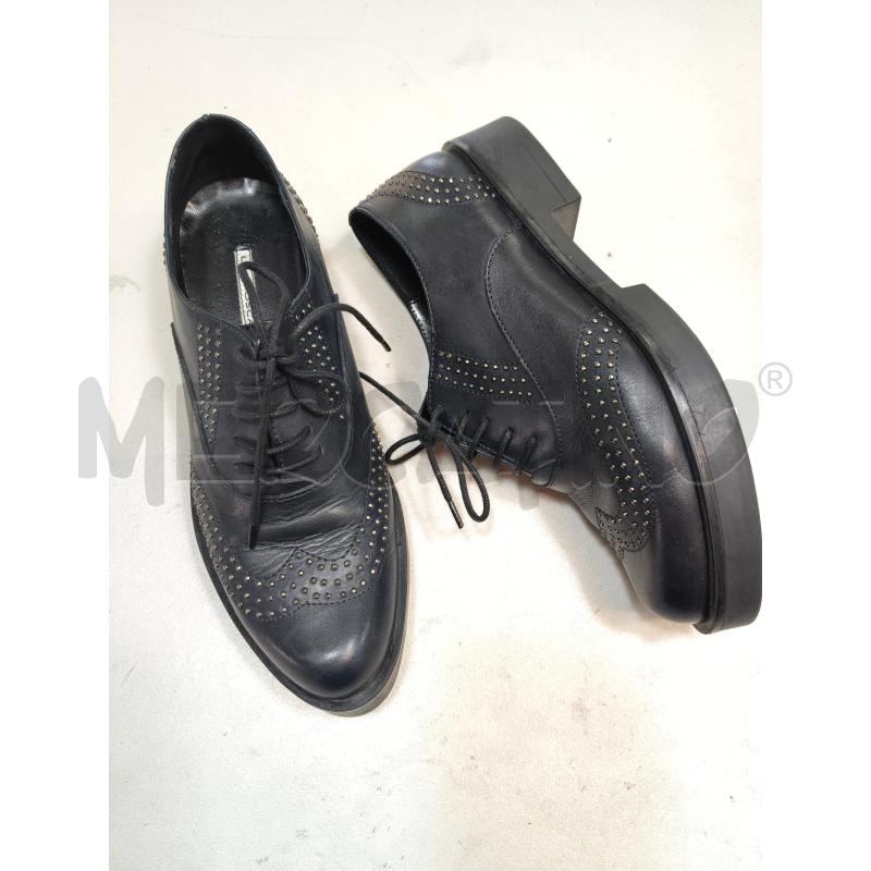 STRINGATE LEA FOSCATI PELLE BLU BORCHIETTE | Mercatino dell'Usato Roma talenti 1