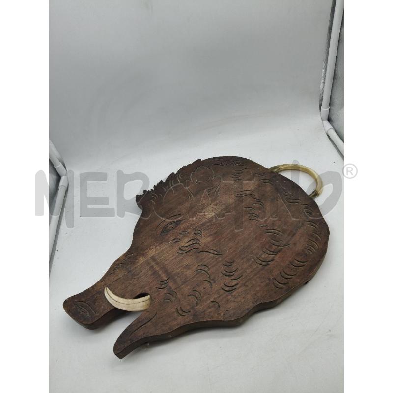 TAGLIERE CINGHIALE LEGNO | Mercatino dell'Usato Roma talenti 1