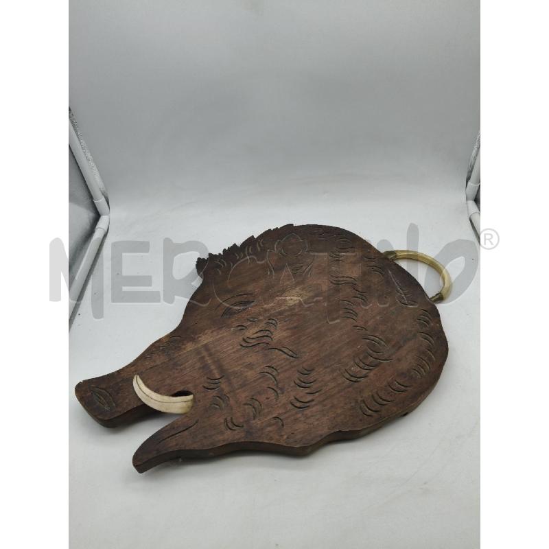 TAGLIERE CINGHIALE LEGNO | Mercatino dell'Usato Roma talenti 2