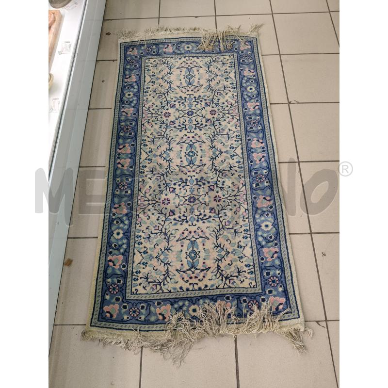 TAPPETO PICC FIORI SFONDO BIANCO 150X71 | Mercatino dell'Usato Roma talenti 2