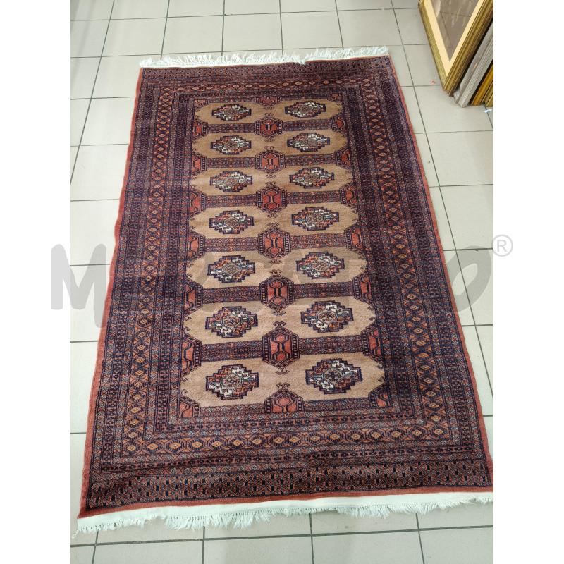 TAPPETO RETT SFONDO MARRONE 210X125CM | Mercatino dell'Usato Roma talenti 1
