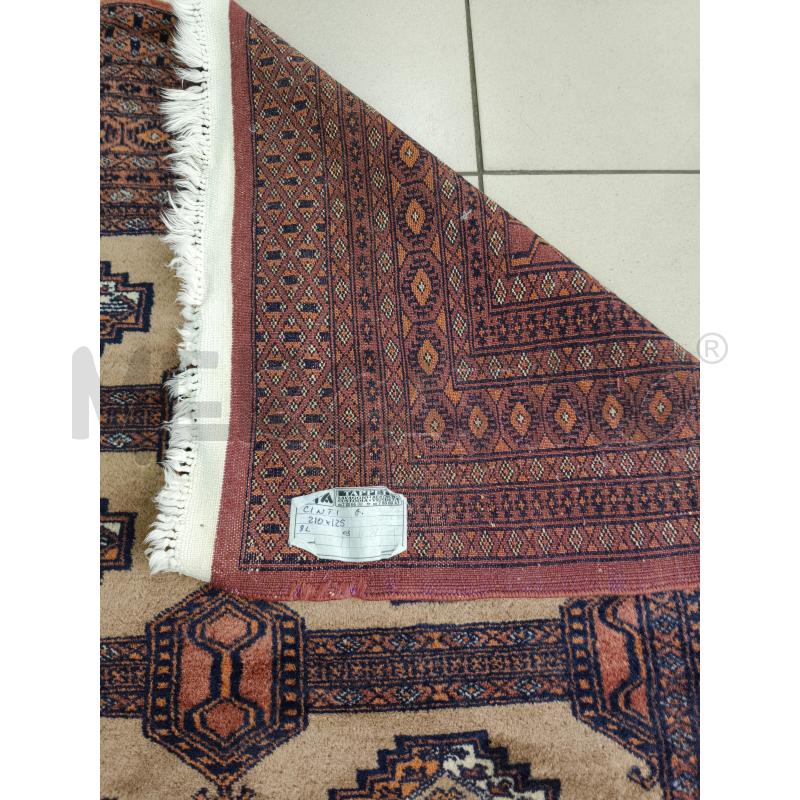 TAPPETO RETT SFONDO MARRONE 210X125CM | Mercatino dell'Usato Roma talenti 3