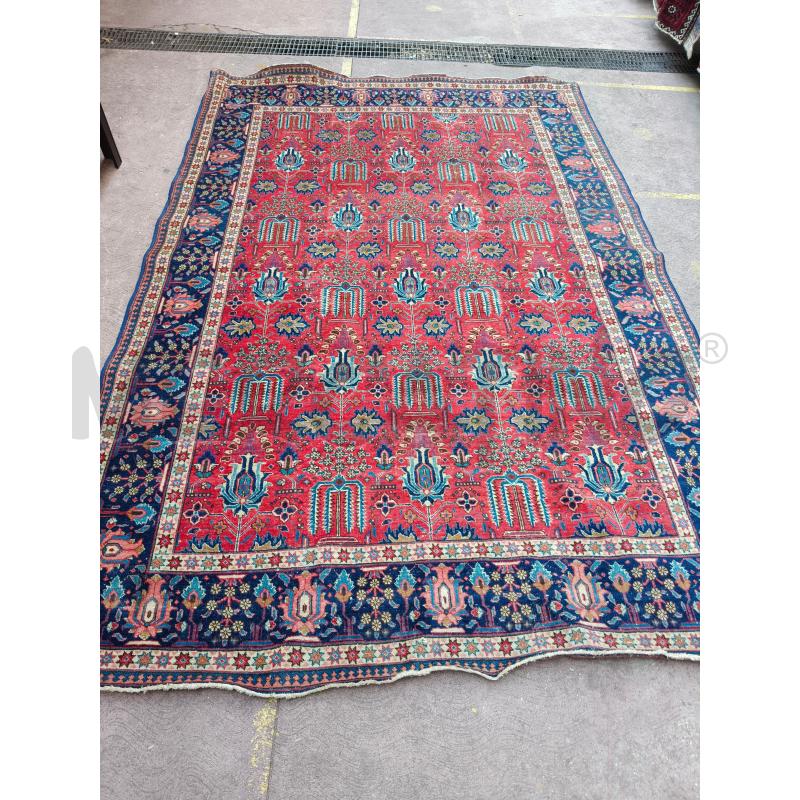 TAPPETO SFONDO ROSSO FIORI DA RIV 210X310CM | Mercatino dell'Usato Roma talenti 1