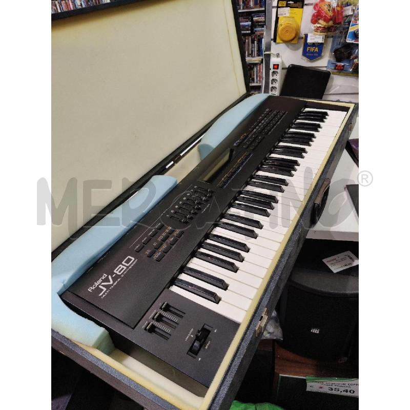 TASTIERA ROLAND JV-80 MULTI TIMBRAL SYNTHESIZER CON CUSTODIA | Mercatino dell'Usato Roma talenti 3