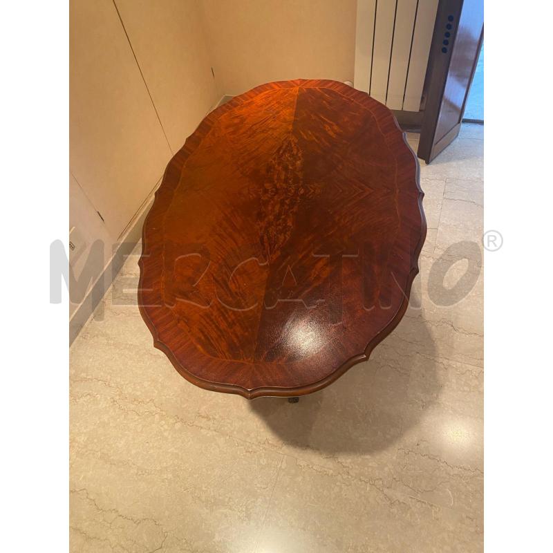 TAVOLINO OVALE LEGNO  | Mercatino dell'Usato Roma talenti 3