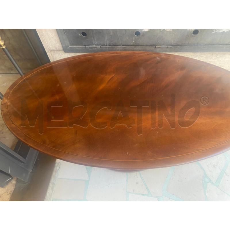 TAVOLINO OVALE LEGNO BASSO  | Mercatino dell'Usato Roma talenti 2