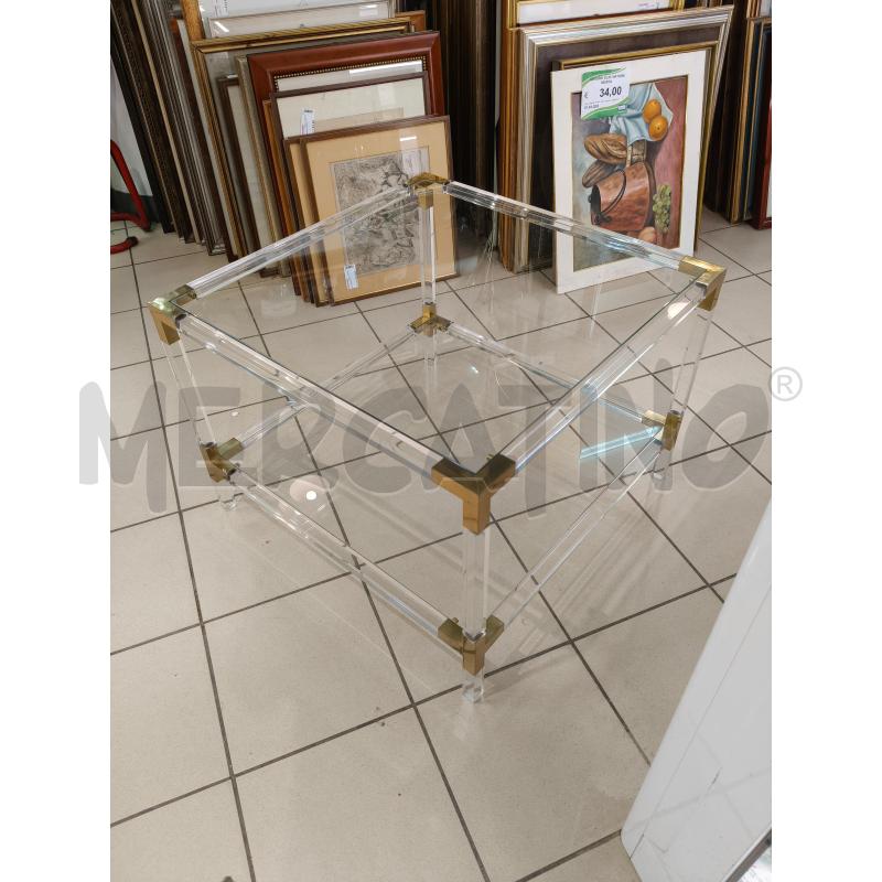TAVOLINO PLEXIGLASS QUAD 2 RIP | Mercatino dell'Usato Roma talenti 1