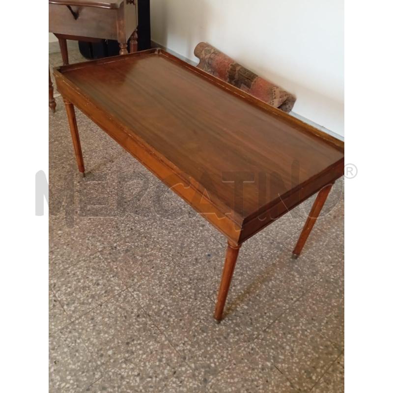 TAVOLINO RETT LEGNO BASSO | Mercatino dell'Usato Roma talenti 2