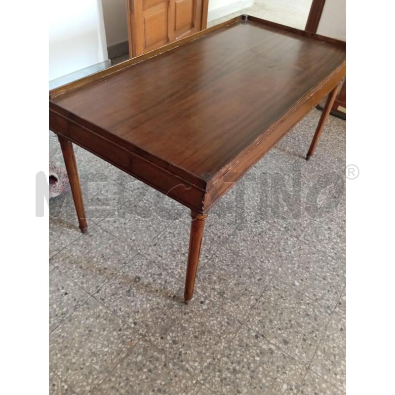 TAVOLINO RETT LEGNO BASSO | Mercatino dell'Usato Roma talenti 3